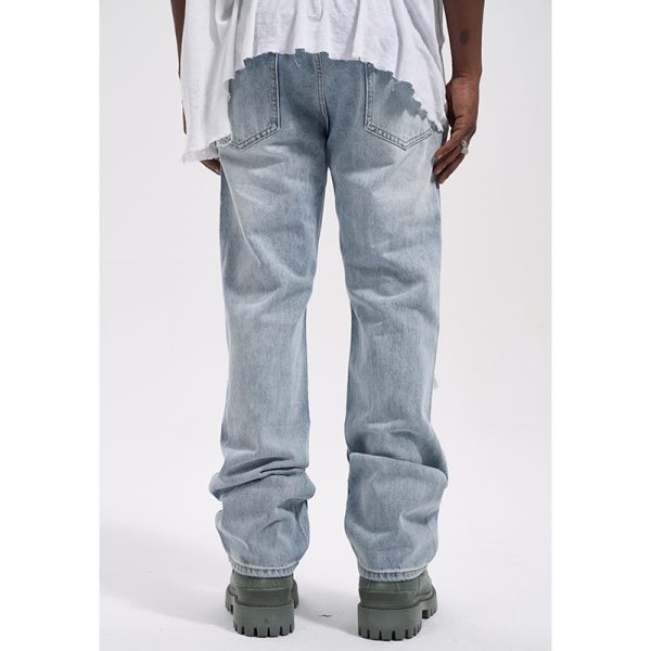 ⁦Vintage Loose Casual Jeans For Men⁩ - الصورة ⁦2⁩