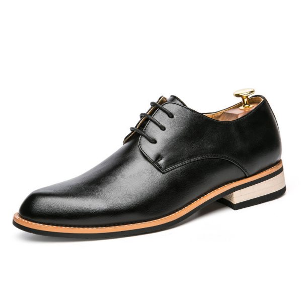 ⁦Breathable Casual Men's Leather Shoes⁩ - الصورة ⁦4⁩