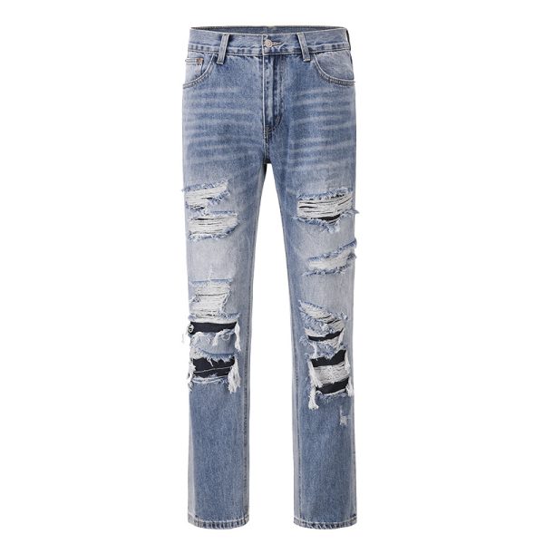 ⁦Vintage Loose Casual Jeans For Men⁩ - الصورة ⁦4⁩