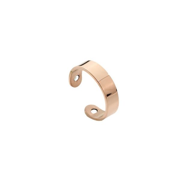 ⁦Anti Snoring Ring Stopper Sleeping Breath Aid Acupressure Treatment Stop Snore Health Care Magnetic Therapy Finger Ring Healthy Jewelry⁩ - الصورة ⁦5⁩