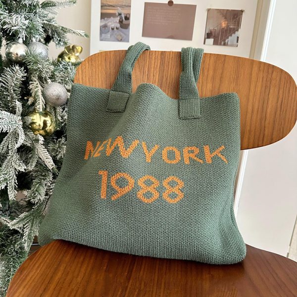 ⁦Women's Stylish Simple And Versatile Large Capacity Shoulder Tote⁩ - الصورة ⁦4⁩