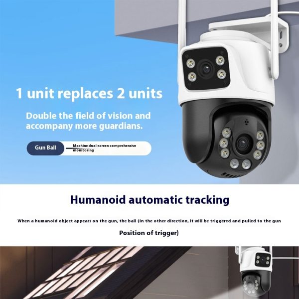 ⁦Outdoor Home Remote Dual Screen Wireless Monitor⁩ - الصورة ⁦2⁩