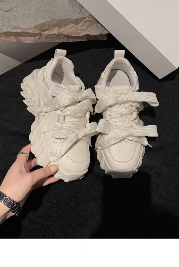 ⁦Women's Platform Height Increasing Casual All-matching Sneaker⁩ - الصورة ⁦7⁩