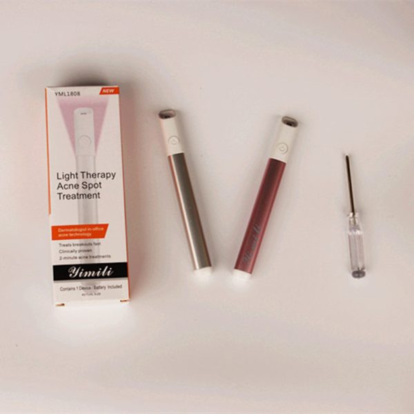 ⁦Acne Pen Acne Marks Rehabilitation Instrument Facial Beauty Red Blue Light LED Anti-acne Apparatus⁩ - الصورة ⁦2⁩