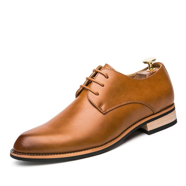 ⁦Breathable Casual Men's Leather Shoes⁩ - الصورة ⁦5⁩