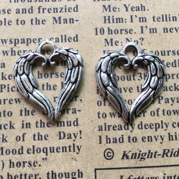 Alloy Heart Antique Silver Ornaments Accessories