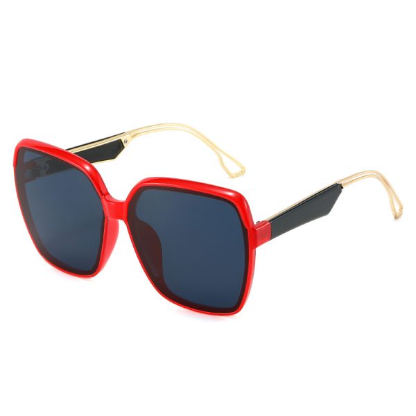⁦Sun Glasses Square Gradient Color Women's Sunglasses Fashion Outdoor UV-proof⁩ - الصورة ⁦6⁩