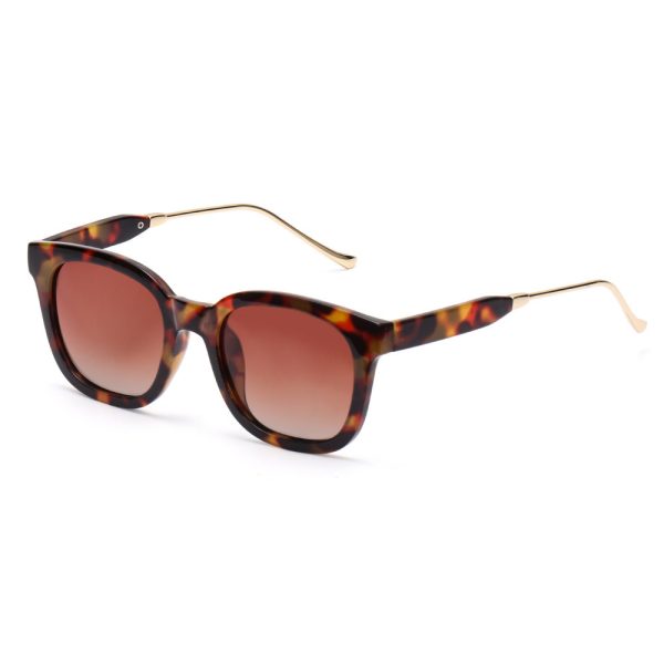 ⁦Sunglasses Ladies Sunglasses Fashion Polarized Lenses Anti-ultraviolet Sunglasses Women Glasses⁩ - الصورة ⁦3⁩